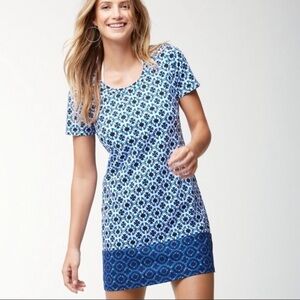 Tommy Bahama Shibori Splash Tshirt Dress Sz XS NWOT